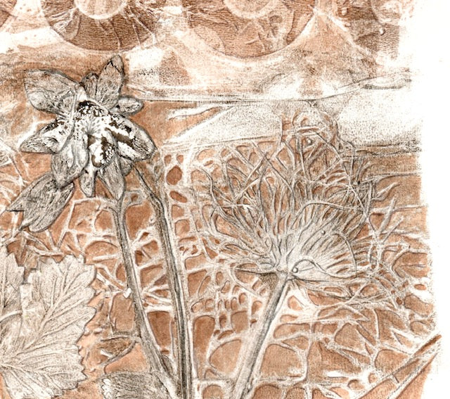 "Dark Moon Columbine" Laser Druck A4 Größe